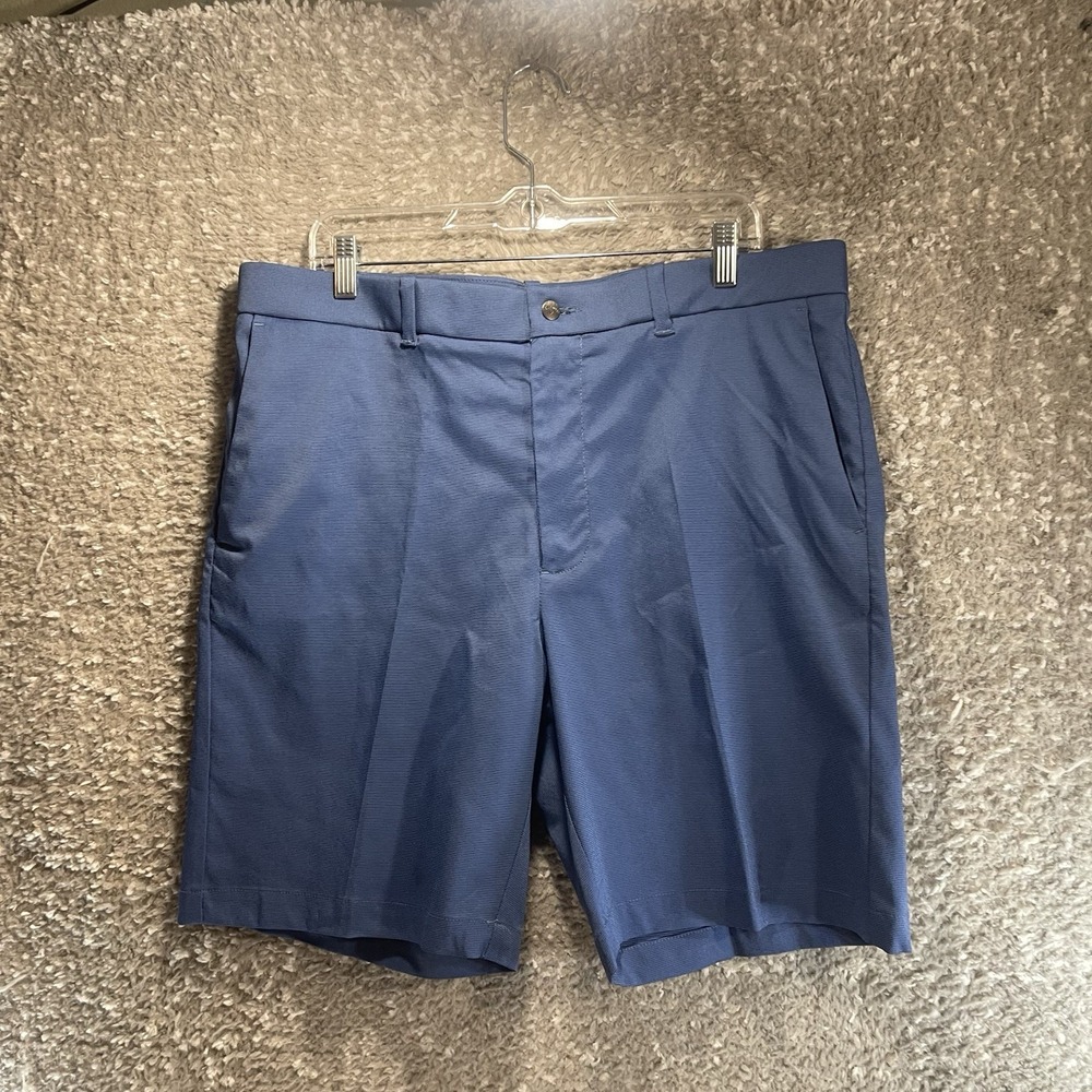 Callaway Opti-Dri Performance Golf Shorts Moisture Wicking Size 38 Blue Preppy